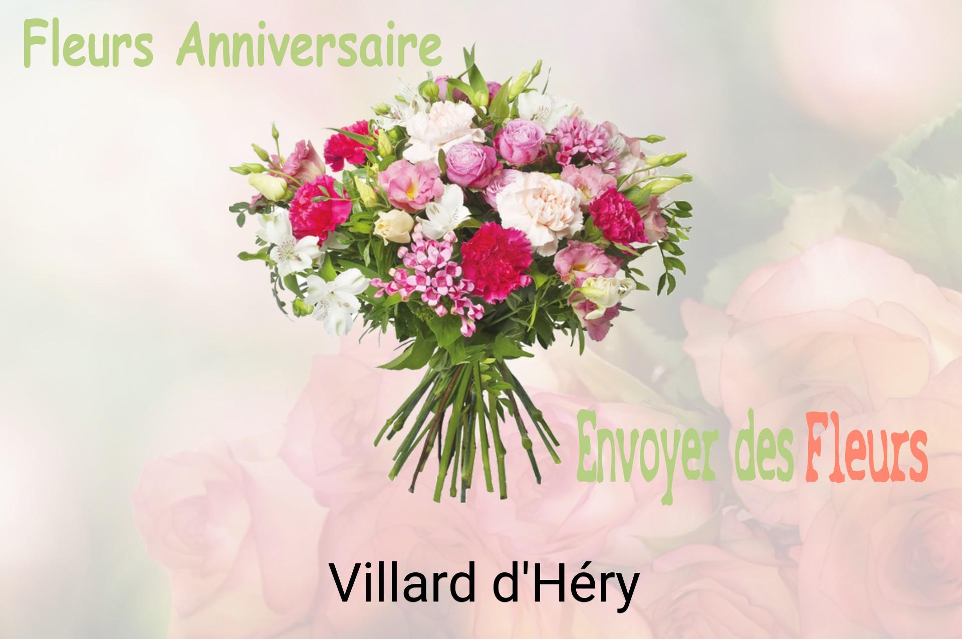 Bouquet de fleurs d’anniversaire livré à Villard-d'Héry